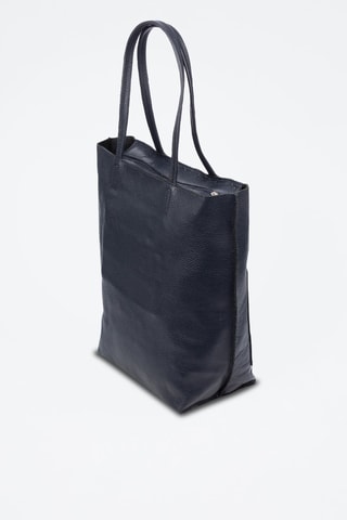 Borsa a spalla in pelle Baranello - Navy