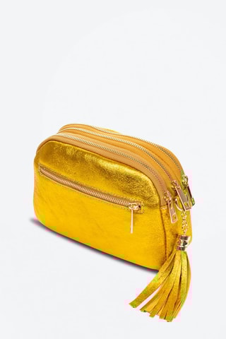 Borsa a tracolla in pelle Aliminusa - 
Giallo