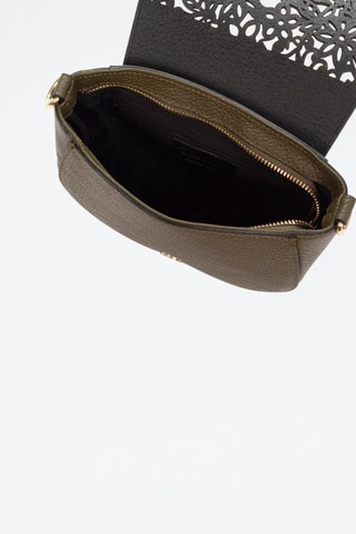 Borsa a tracolla in pelle Argusto - Kaki