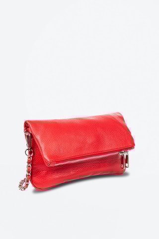 Borsa a tracolla in pelle - Rosso