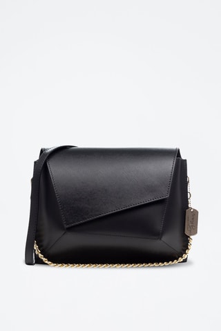 Borsa a tracolla in pelle Arena - Nero