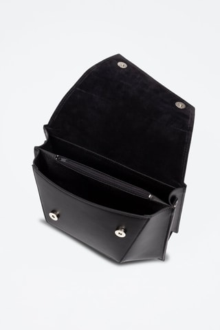 Borsa a tracolla in pelle Arena - Nero