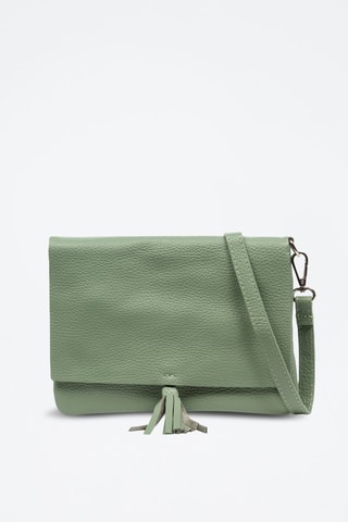 Borsa a tracolla in pelle Andorno - Salvia