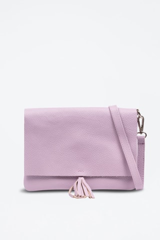 Borsa a tracolla in pelle Andorno - Lilla