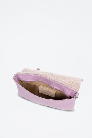 Borsa a tracolla in pelle Andorno - Lilla