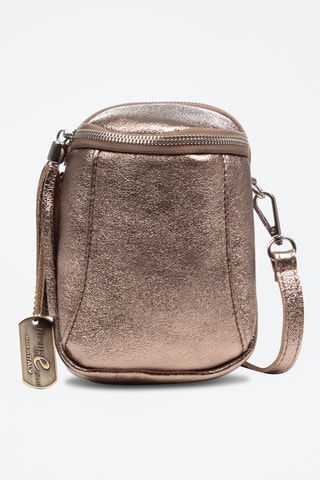 Borsa a tracolla in pelle - Bronzo