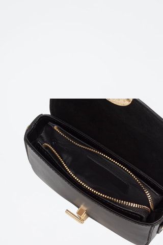 Borsa a tracolla in pelle Arpino - Nero