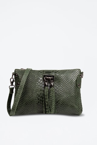 Borsa a tracolla in pelle Savina - 
Verde