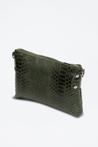 Borsa a tracolla in pelle Savina - 
Verde