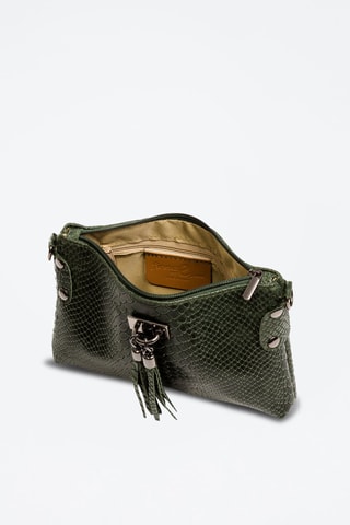Borsa a tracolla in pelle Savina - 
Verde
