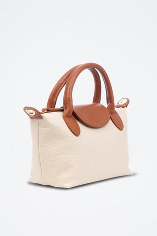 Borsa a mano in pelle - Beige