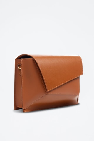 Borsa a tracolla in pelle Arena - Marrone