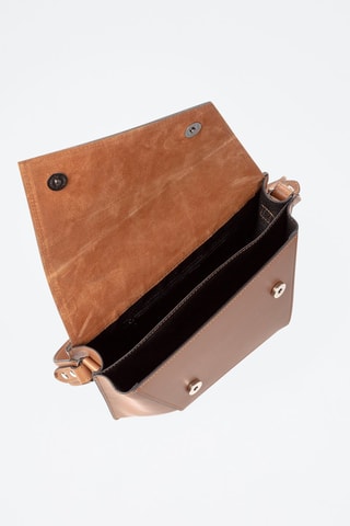 Borsa a tracolla in pelle Arena - Marrone