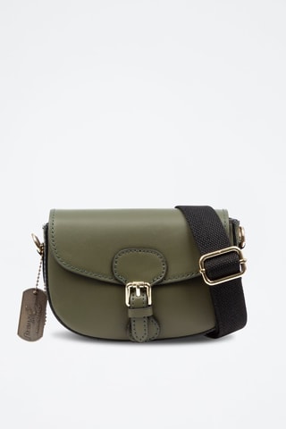 Borsa a tracolla in pelle - Verde