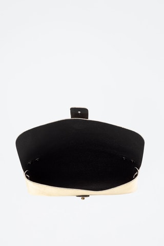 Borsa a tracolla in pelle Amaseno - Dorato