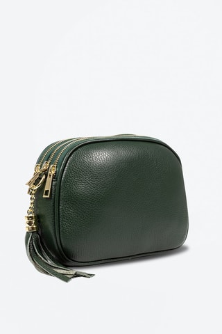 Borsa a tracolla in pelle - Verde