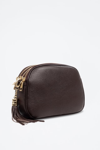 Borsa a tracolla in pelle Aliminusa - Marrone