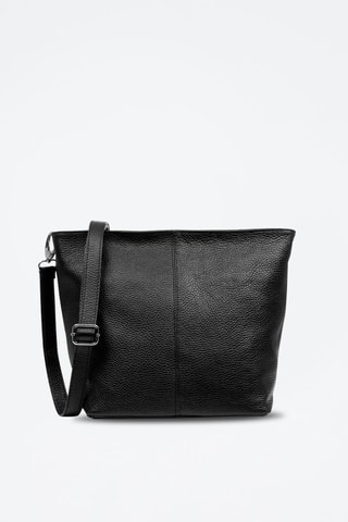 Borsa a tracolla in pelle Apricale - Nero