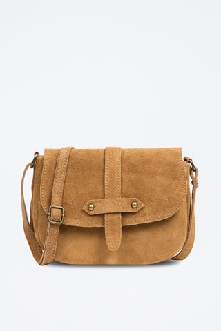 Borsa a tracolla in pelle - Beige