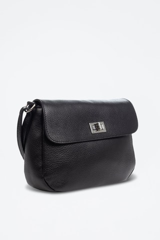 Borsa a tracolla in pelle Arignano - Nero