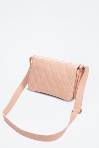 Borsa a tracolla in pelle Argentera - Rosa chiaro