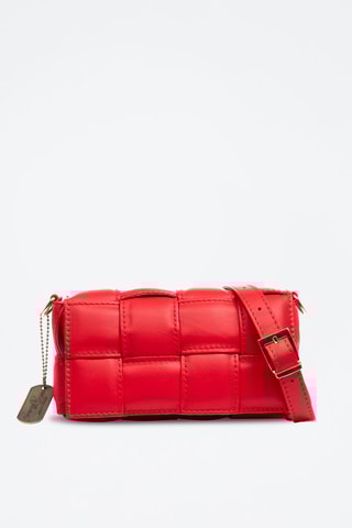 Borsa a tracolla in pelle Anela - Rosso