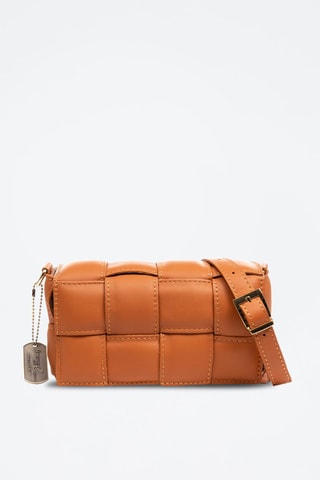 Borsa a tracolla in pelle Anela - Cammello 