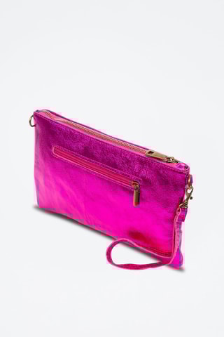 Borsa a tracolla in pelle Aragona - Rosa