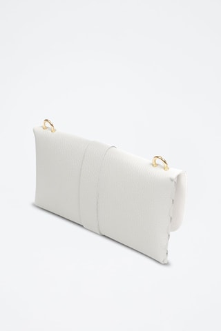 Borsa a tracolla in pelle Amaseno - Grigio chiaro