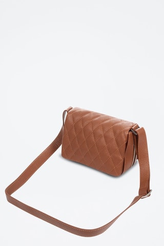 Borsa a tracolla in pelle Argentera - Cammello 