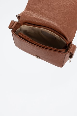 Borsa a tracolla in pelle Argentera - Cammello 