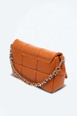 Borsa a tracolla in pelle - Arancione