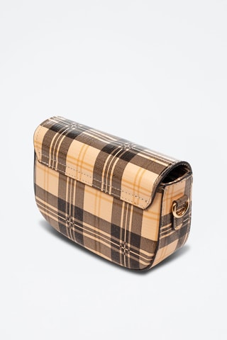 Borsa a tracolla in pelle Annone - Marrone e nero