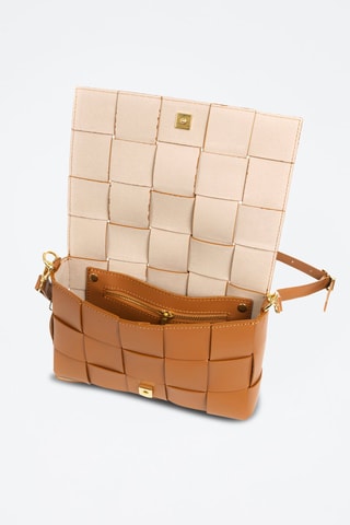 Borsa a tracolla in pelle Andrate - Cammello