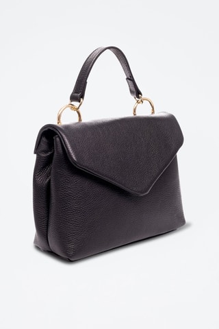 Borsa a tracolla in pelle - Nero