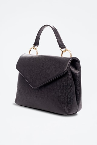 Borsa a tracolla in pelle - Nero