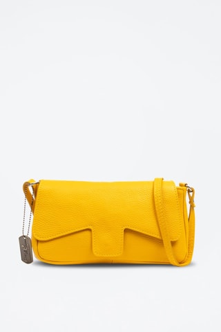Borsa a tracolla in pelle Arcade - Giallo