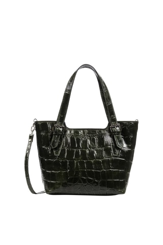 Shopping bag in pelle - Kaki