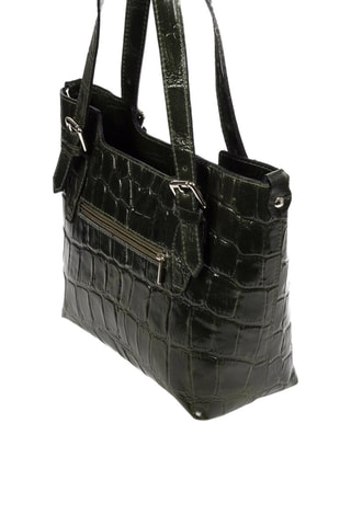 Shopping bag in pelle - Kaki