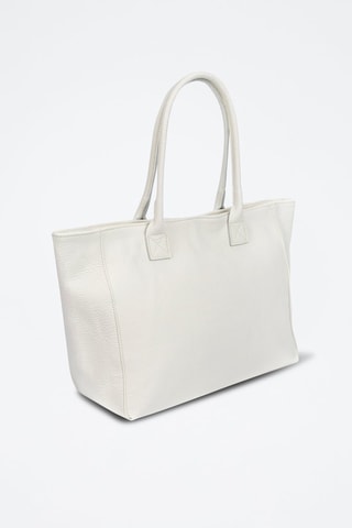 Shopping bag in pelle - Bianco