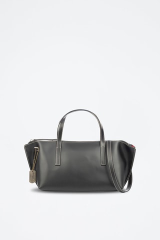 Shopping bag in pelle Badalucco - Nero