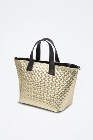 Shopping bag in pelle - Dorato