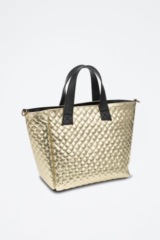 Shopping bag in pelle - Dorato
