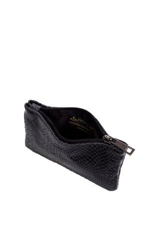 Portamonete in pelle - 
Nero