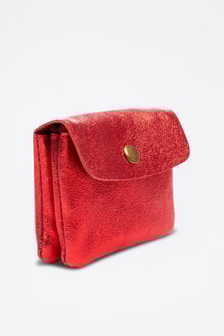 Portamonete in pelle Alpignano - Rosso