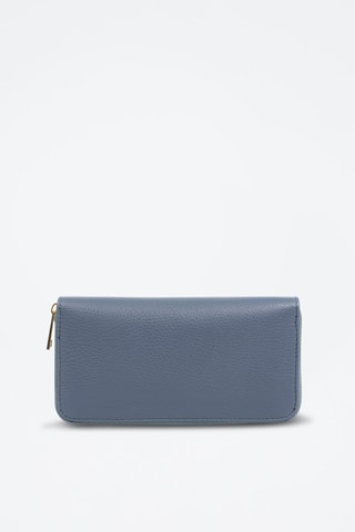 Portafoglio in pelle - Indaco