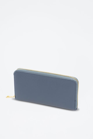 Portafoglio in pelle - Indaco