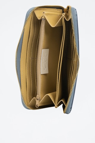 Portafoglio in pelle - Indaco