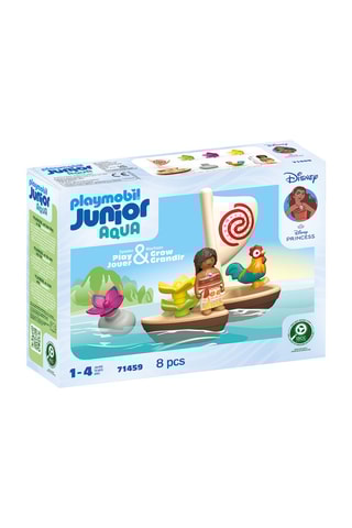 Coffret Vaiana et bateau Vaiana la légende du bout du monde Disney - 8 accessoires - Dès 1 an