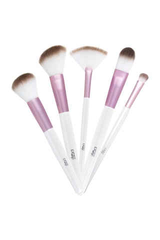 5 pinceaux à maquillage - Blanc et violet